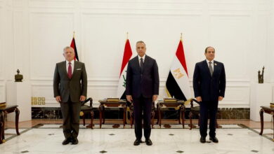 مصر والعراق والأردن