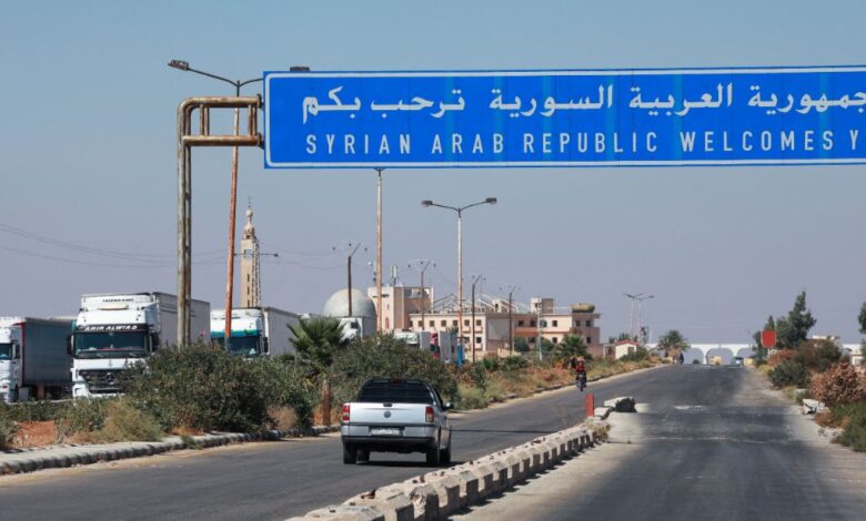 طريق الأردن وسوريا