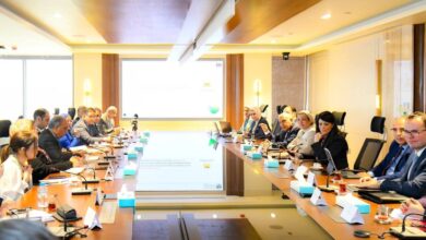 وزير التخطيط تعقد اجتماعًا مع عدد من الوزراء وممثلي الهيئات الوطنية