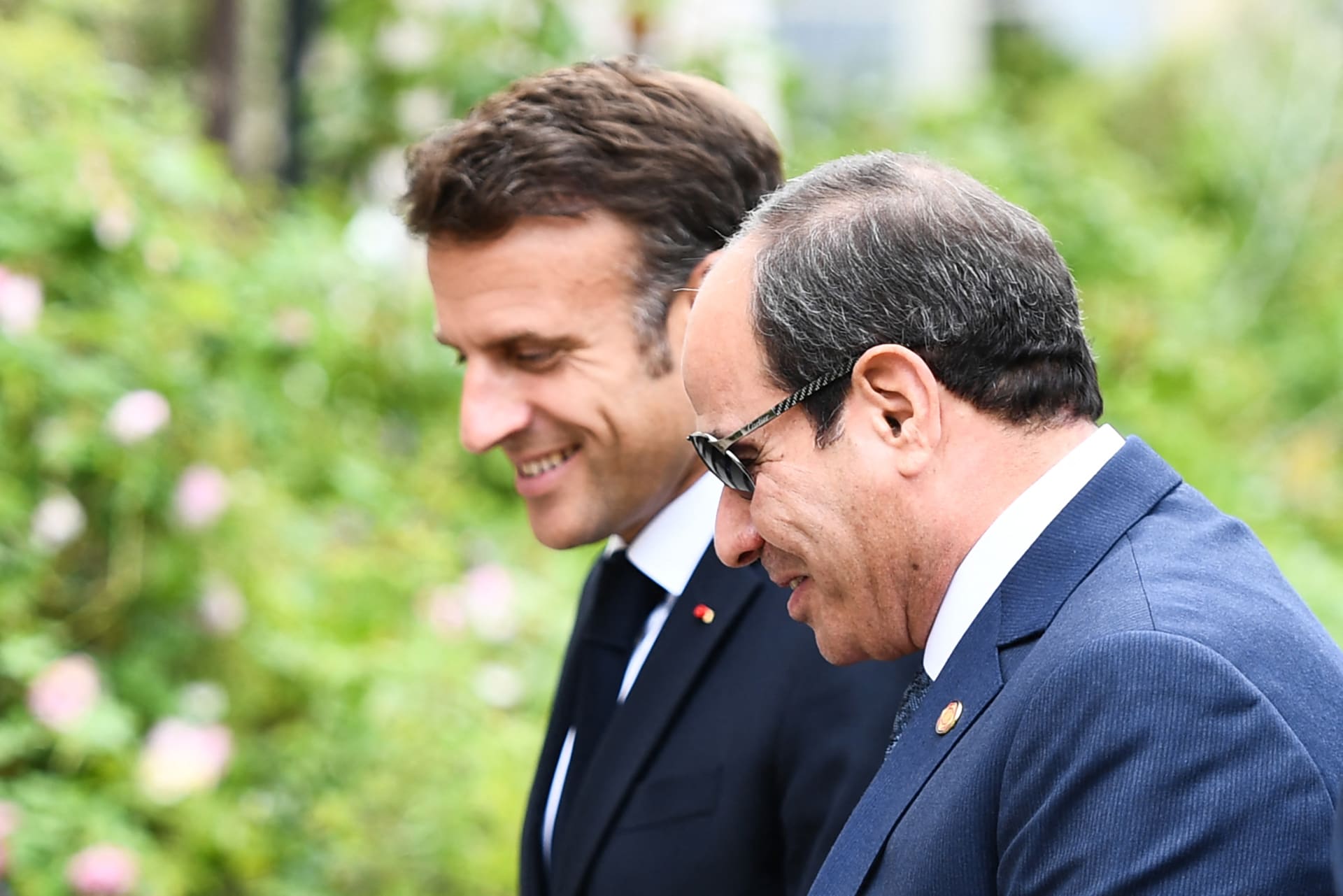 الرئيس السيسي وماكرون