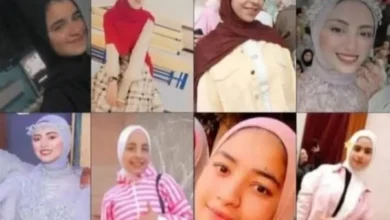 ضحايا حادث المنوفية