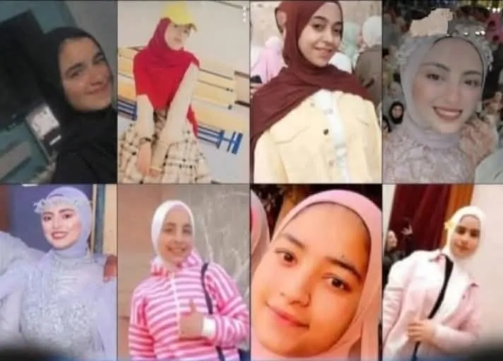 ضحايا حادث المنوفية