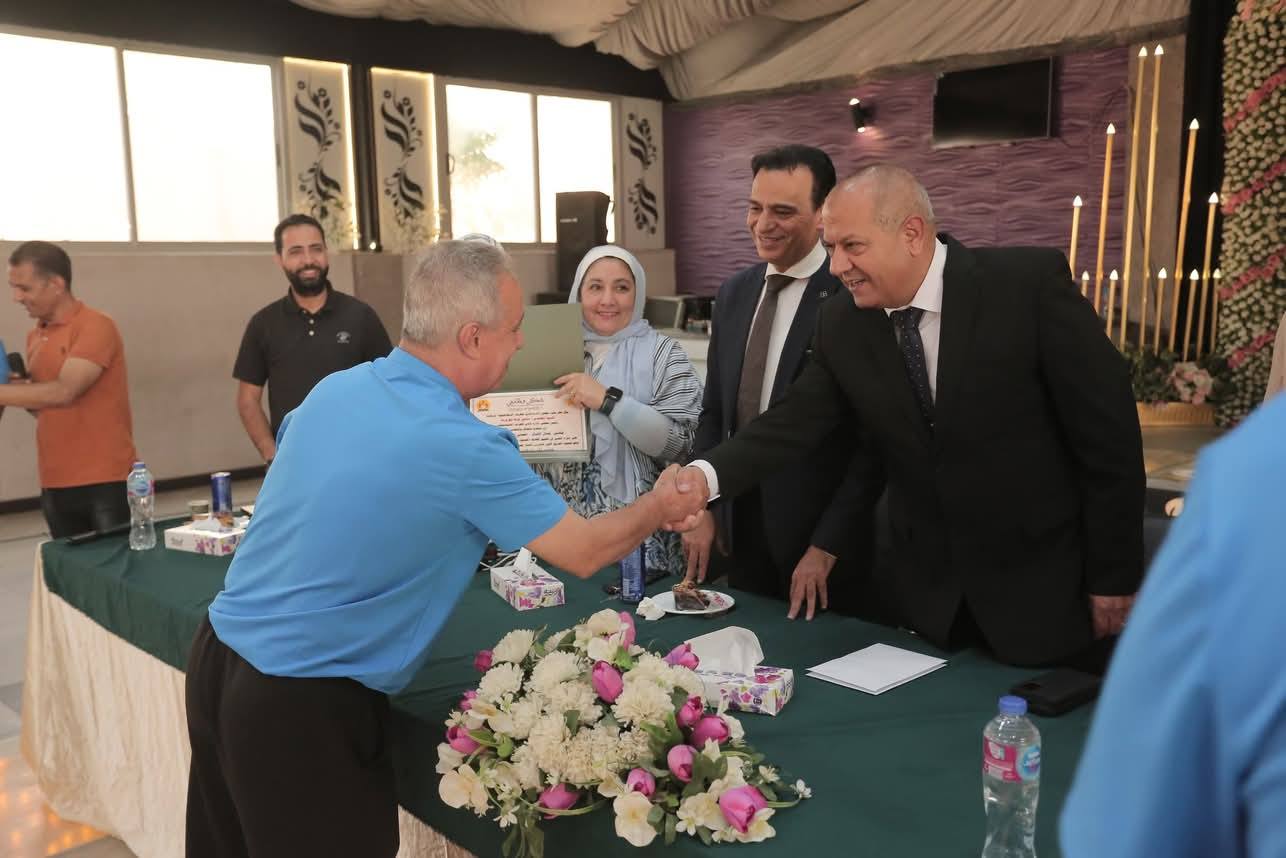 تكريم فريق كهرباء الإسماعيلية