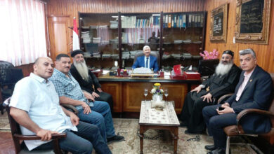وفد مطرانية المحلة الكبرى