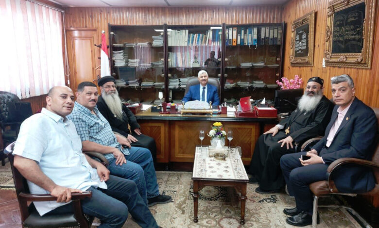 وفد مطرانية المحلة الكبرى