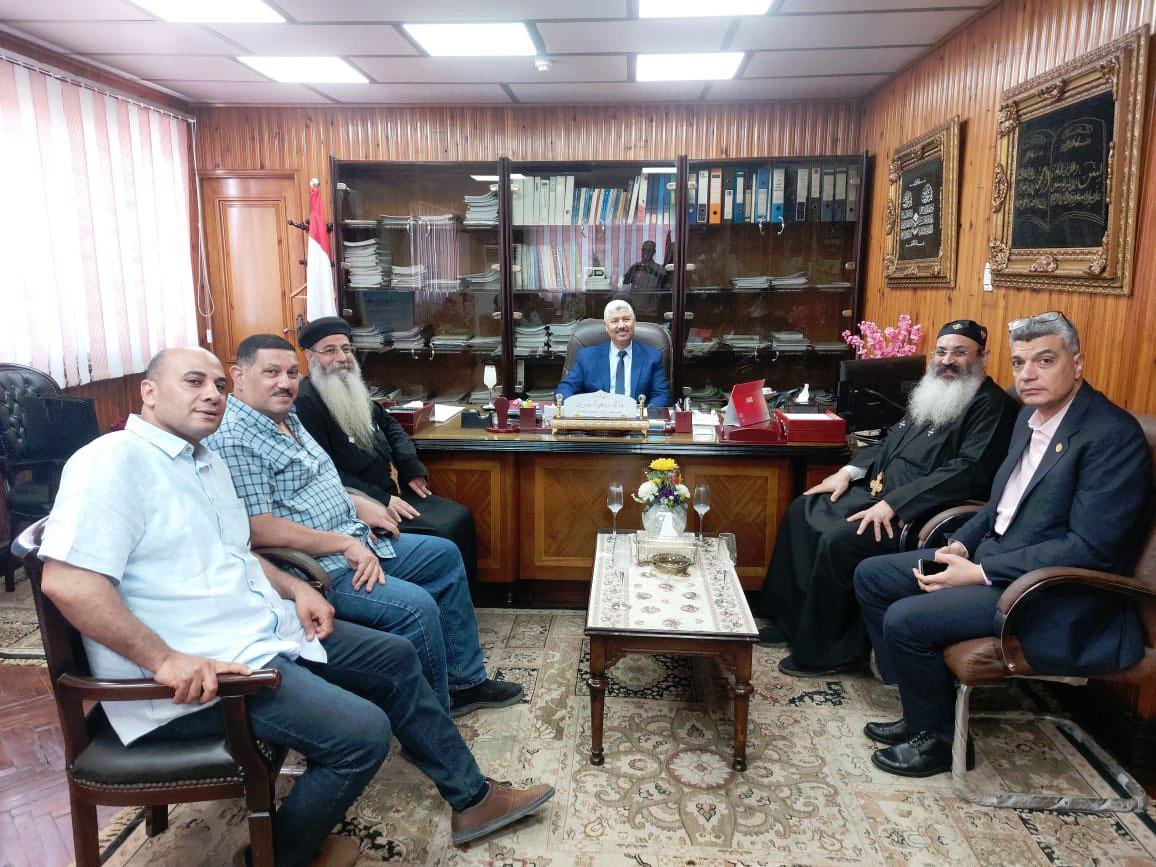 وفد مطرانية المحلة الكبرى