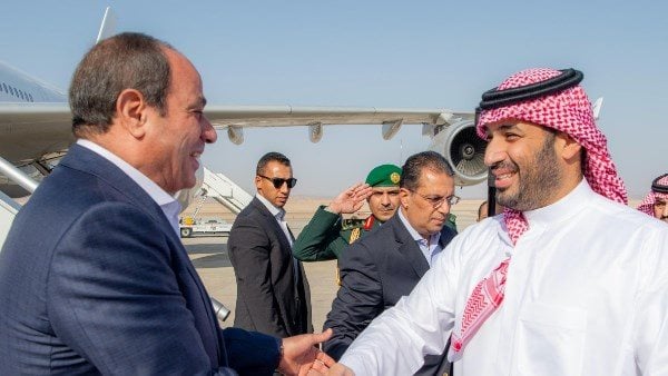 الرئيس السيسي وولي العهد