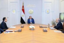 الرئيس السيسي ووزير الكهرباء ورئيس الوزراء