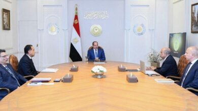 الرئيس السيسي ووزير الكهرباء ورئيس الوزراء